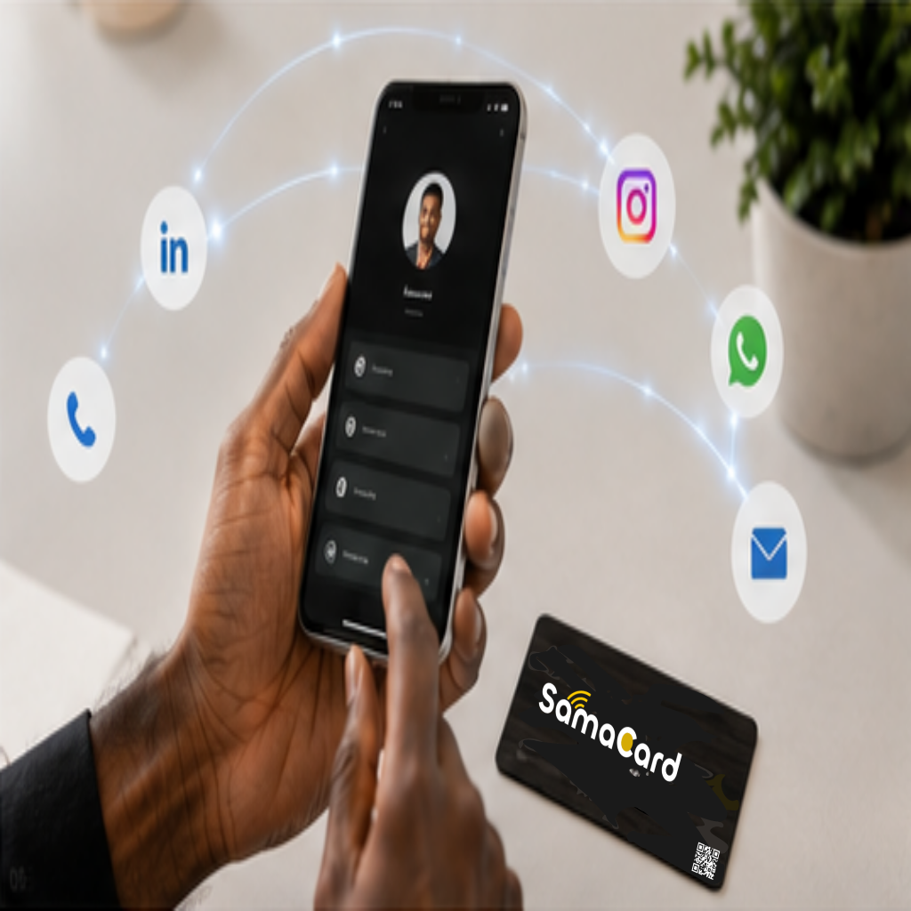 Partage NFC instantané SAMA-CARD